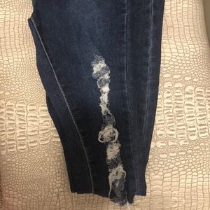 Distressed Fashion nova jeans